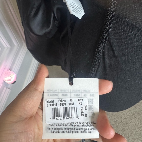 Moschino Couture Veste Noire Talle - Picture 9 of 11